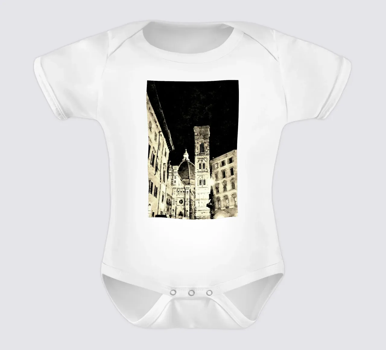 Firenze body neonato maniche corte da Massimo Frascogna