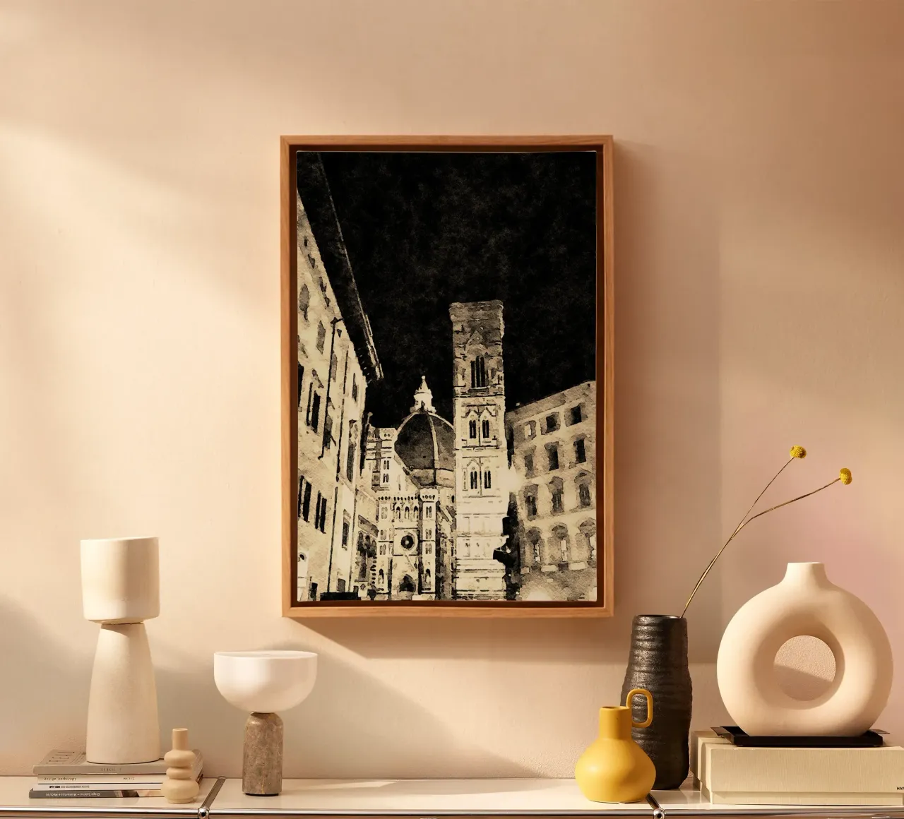 Firenze tela da Massimo Frascogna