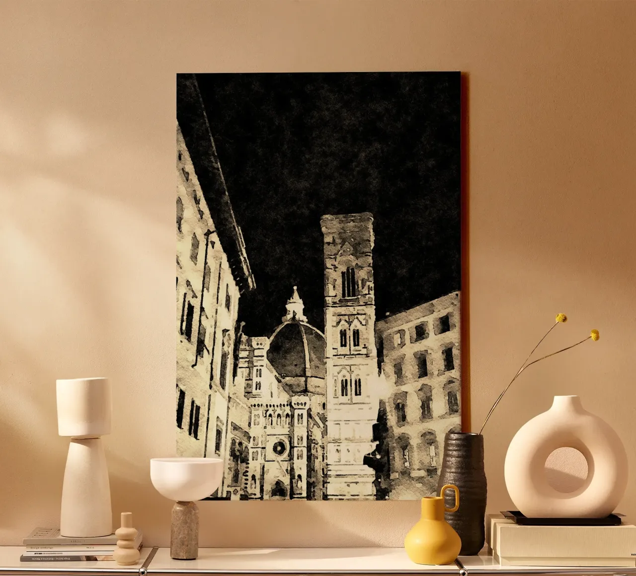 Firenze tela da Massimo Frascogna