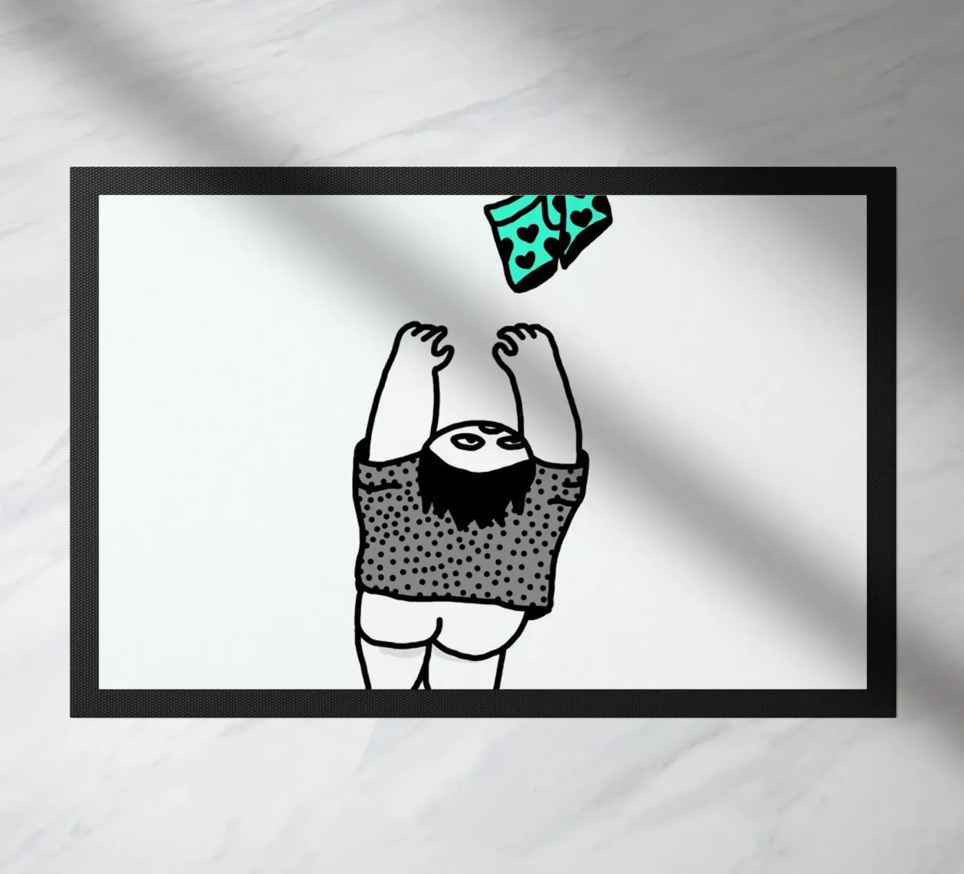 No Pants doormat by Herzette