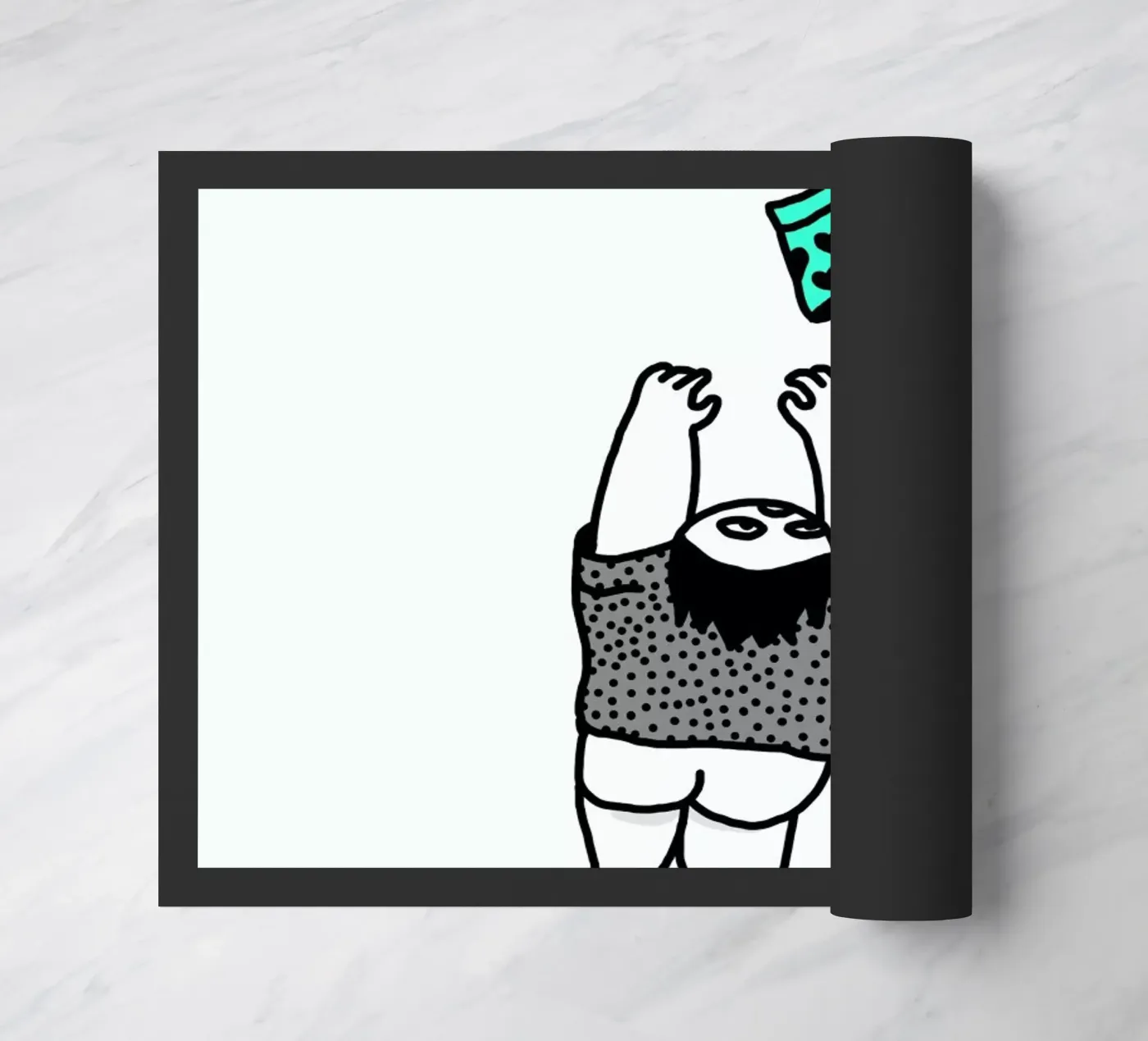 No Pants doormat by Herzette