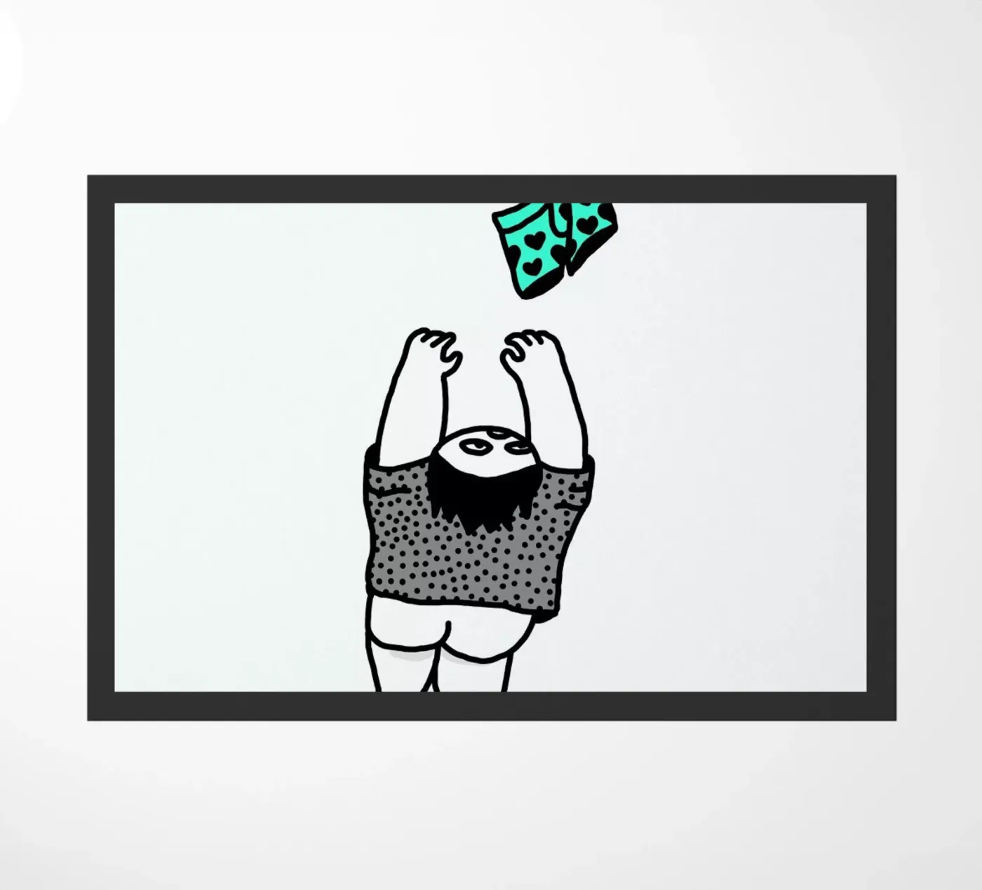 No Pants doormat by Herzette