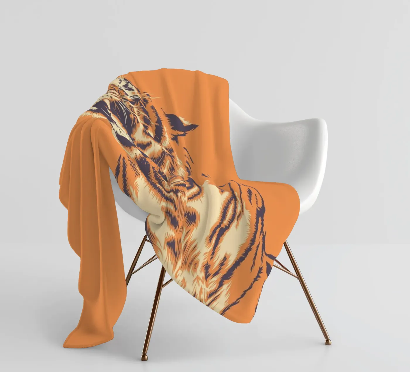 TIGER fleecedeken van Cranio Dsgn