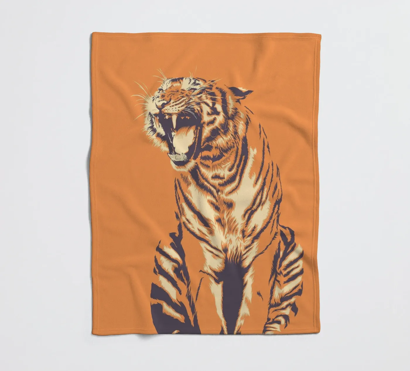TIGER fleecedeken van Cranio Dsgn