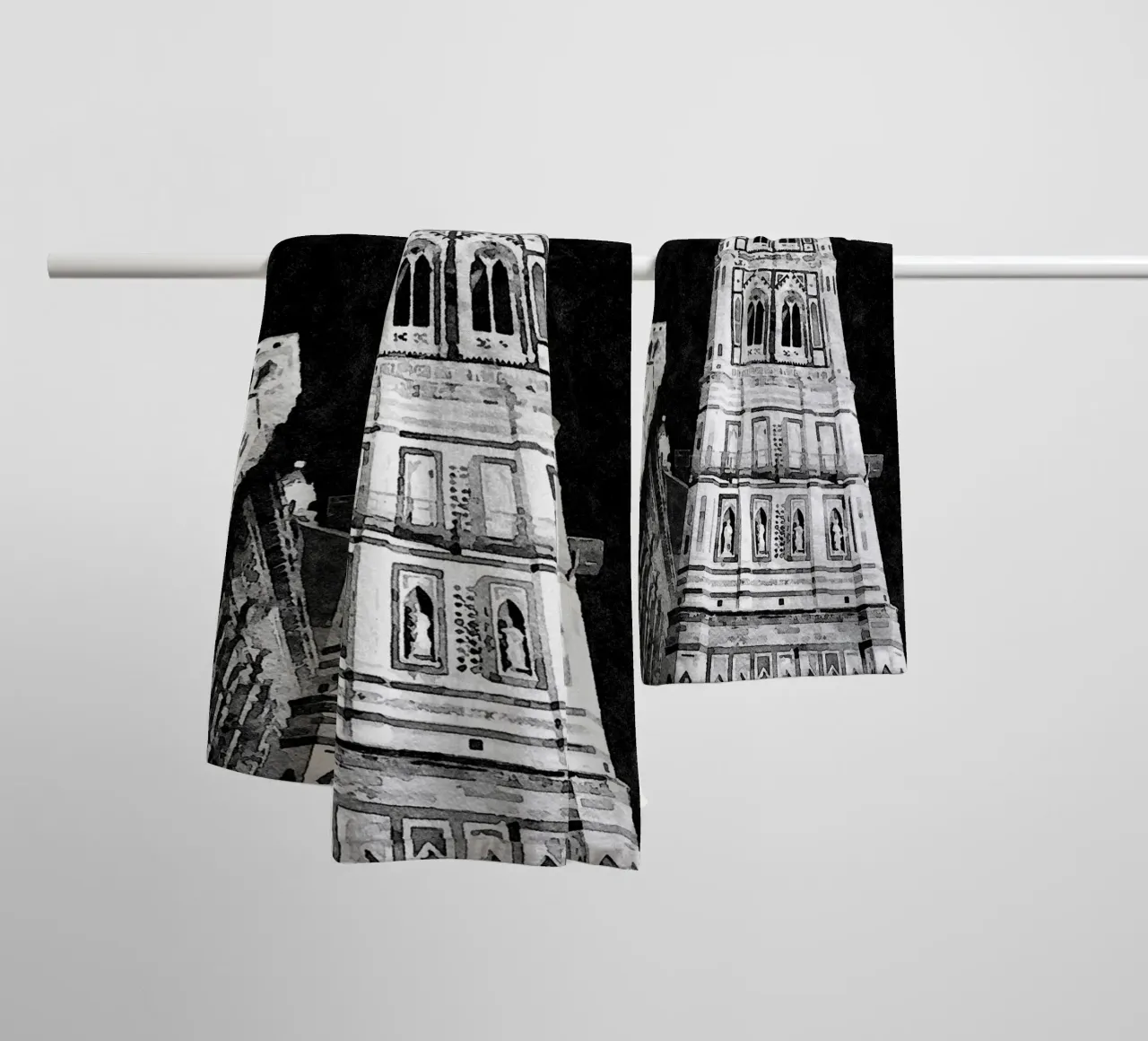 Glockenturm Handtuch von Massimo Frascogna