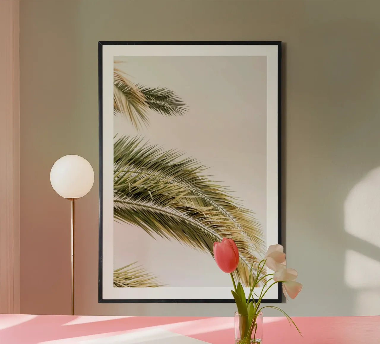 Oasis Palm 2 poster con telaio in plastica da Shot By Clint