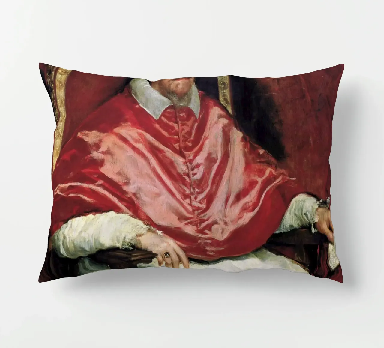 Diego Velazquez - Ritratto di Papa Innocenzo X cuscino da Timeless Artworks