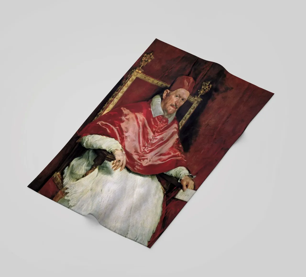 Diego Velazquez - Ritratto di Papa Innocenzo X telo mare da Timeless Artworks