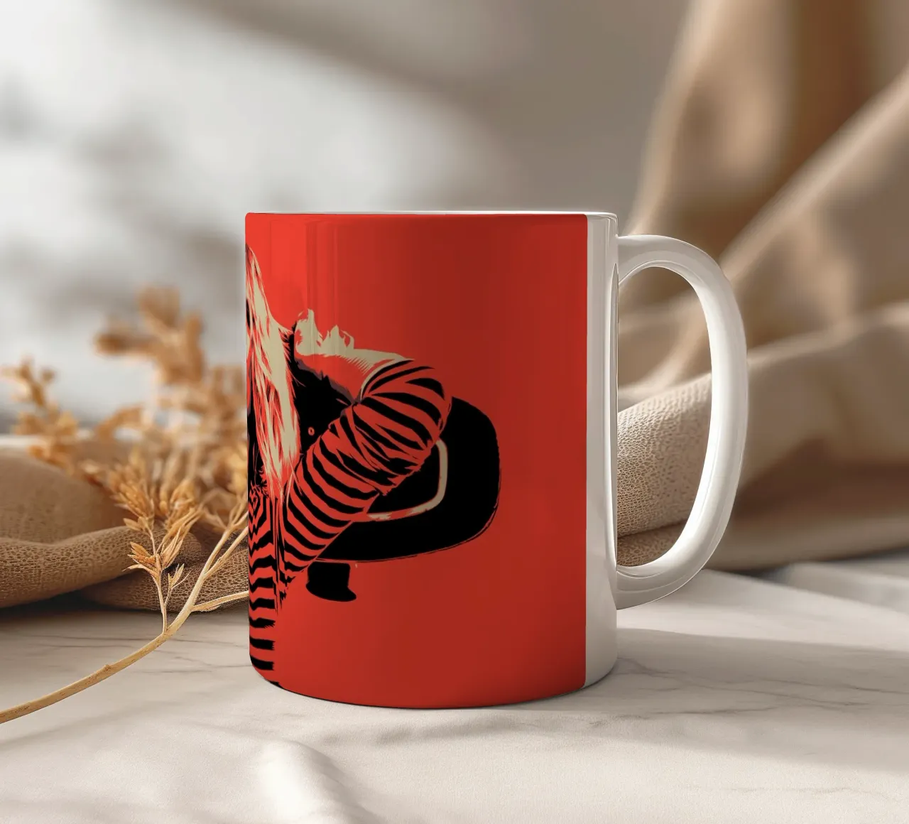 STRISCE tazza in ceramica da Cranio Dsgn