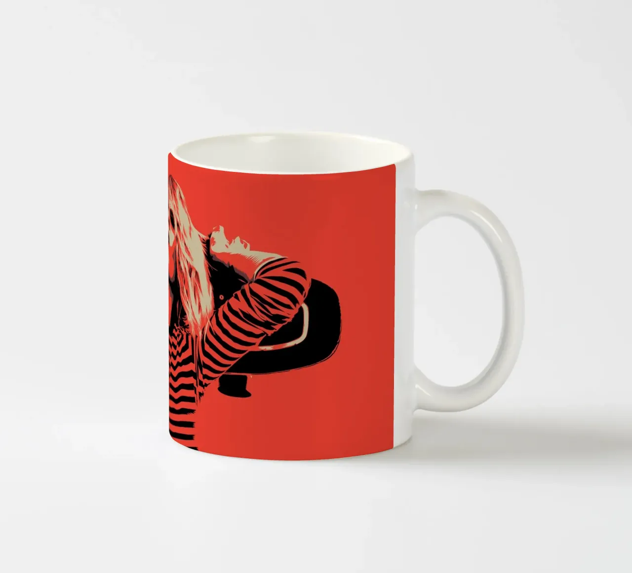 STRISCE tazza in ceramica da Cranio Dsgn