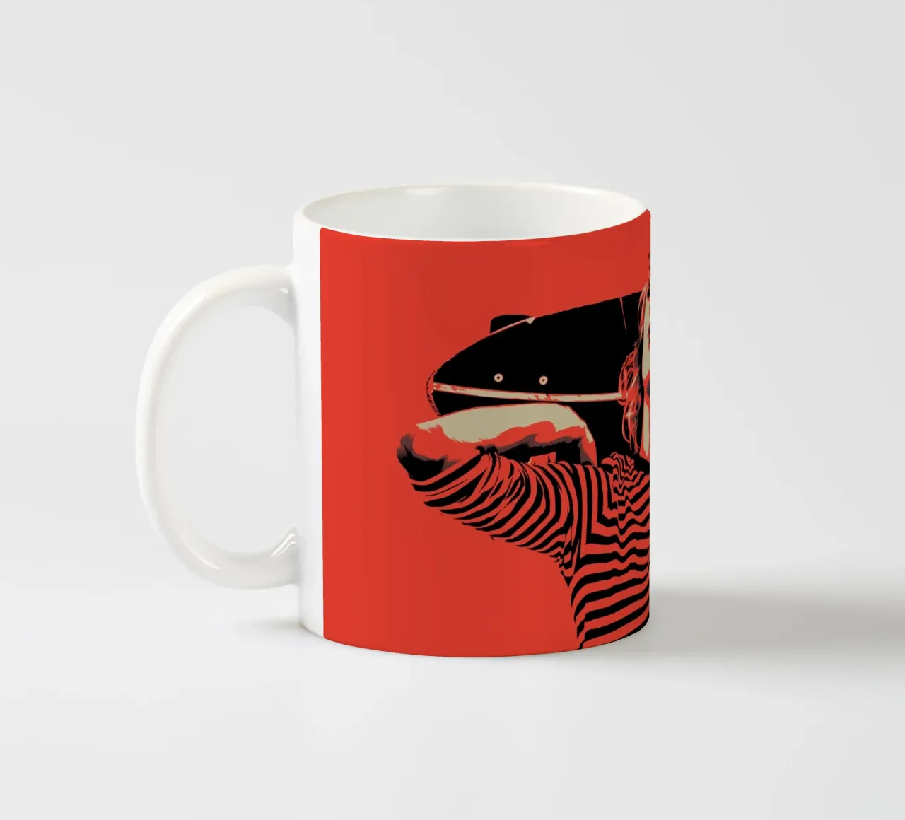 STRISCE tazza in ceramica da Cranio Dsgn