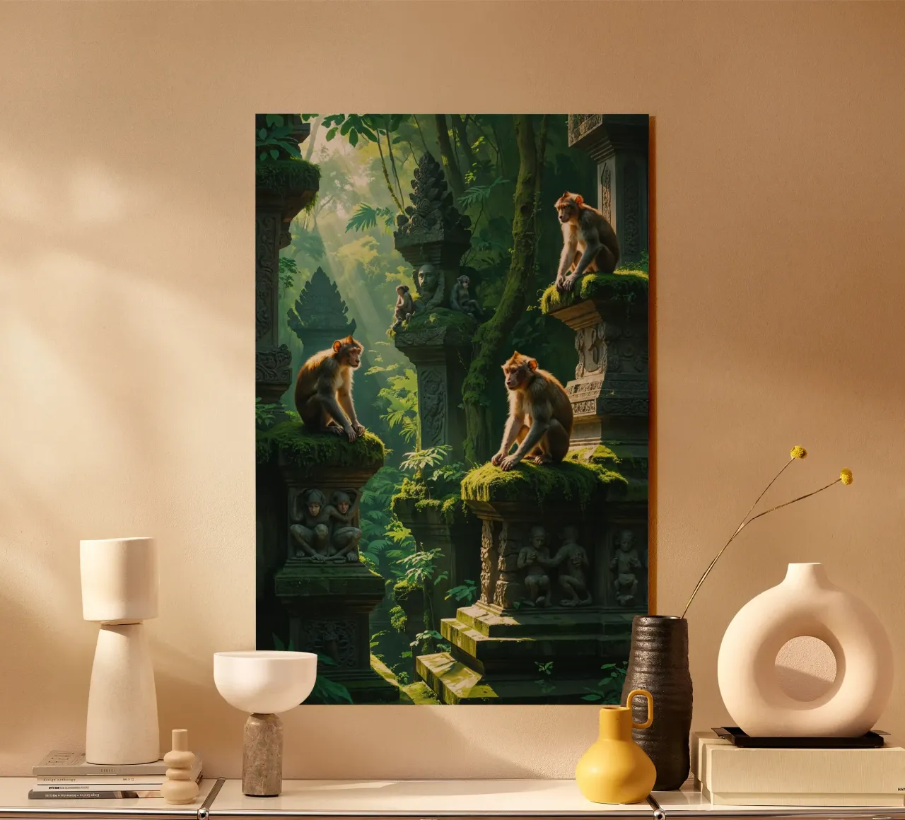 Bali's Enchanted Monkey Sanctuary plexiglass da AlbertKlee