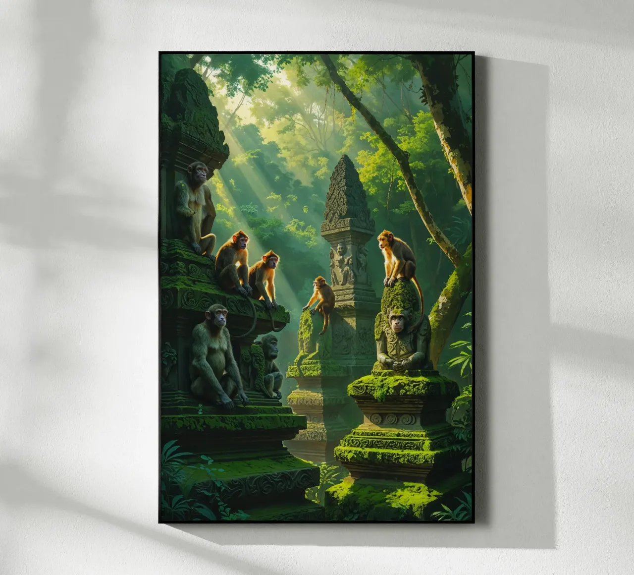 Mystical Primate Kingdom of Bali plexiglass da AlbertKlee