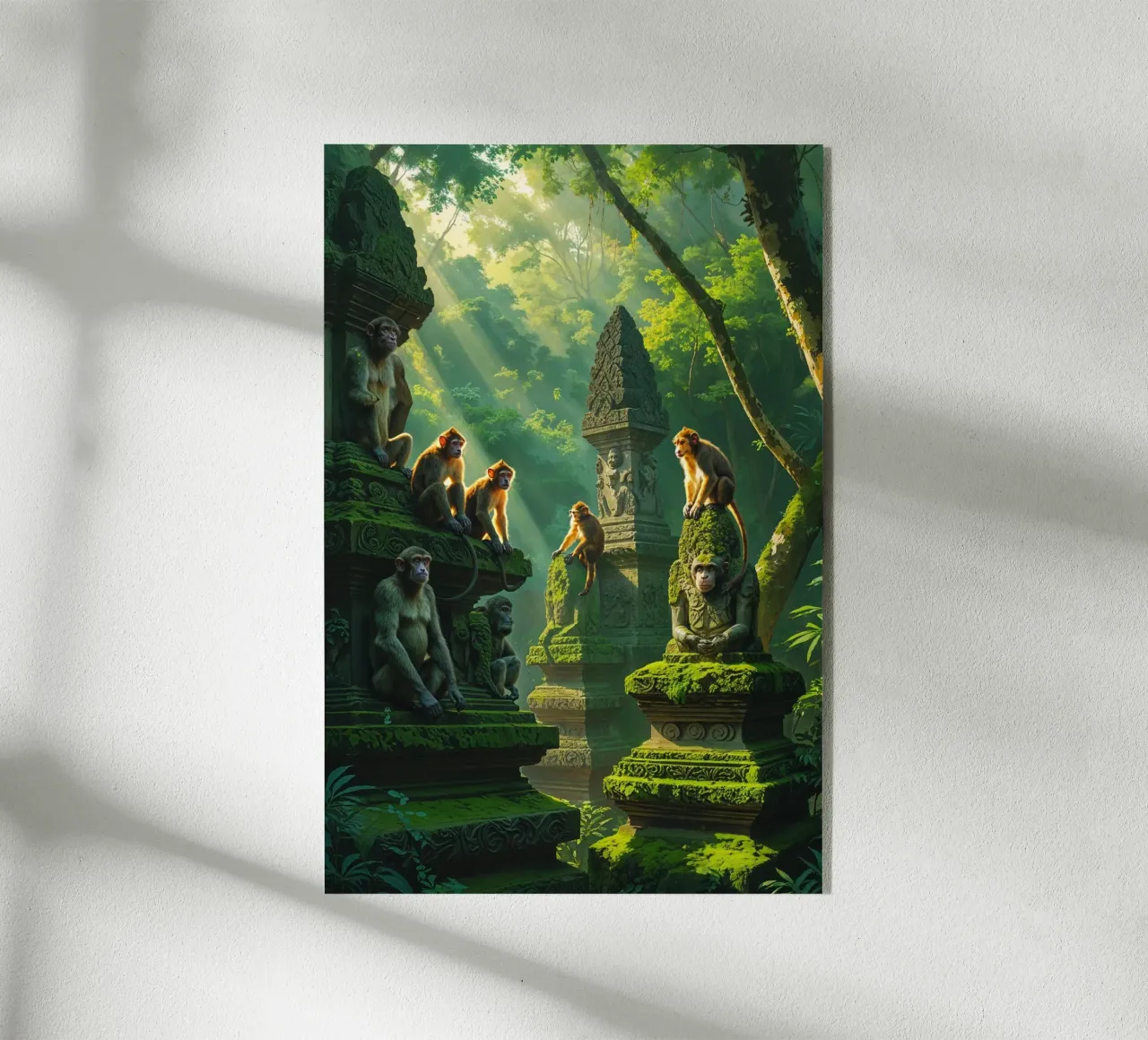 Mystical Primate Kingdom of Bali plexiglass da AlbertKlee