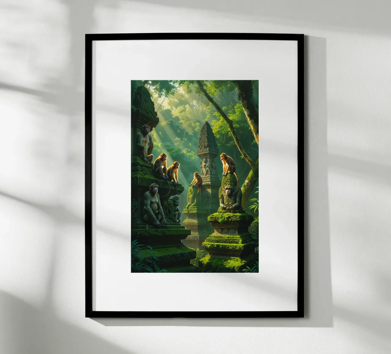 Mystical Primate Kingdom of Bali carta hahnemühle da AlbertKlee