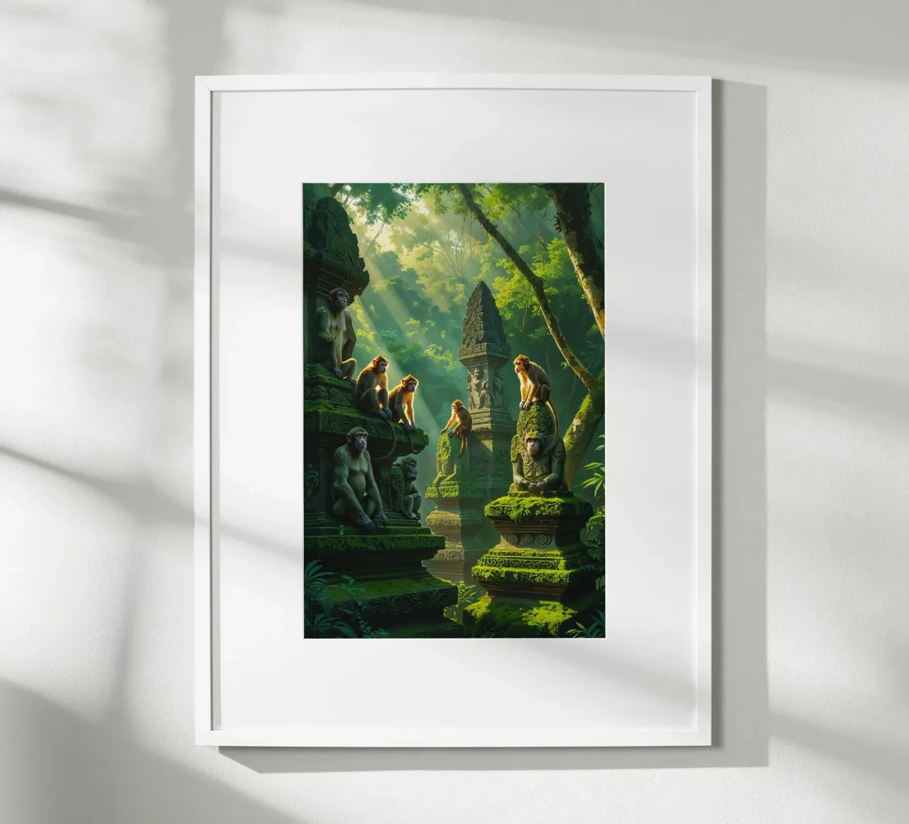 Mystical Primate Kingdom of Bali carta hahnemühle da AlbertKlee