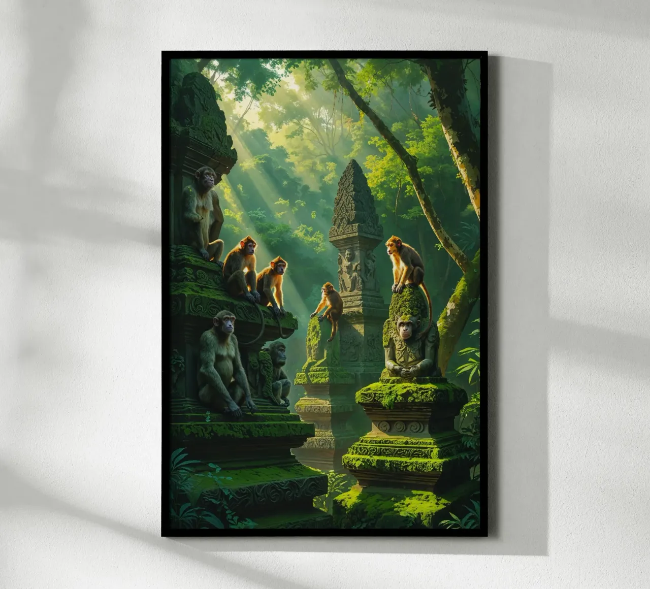 Mystical Primate Kingdom of Bali carta hahnemühle da AlbertKlee