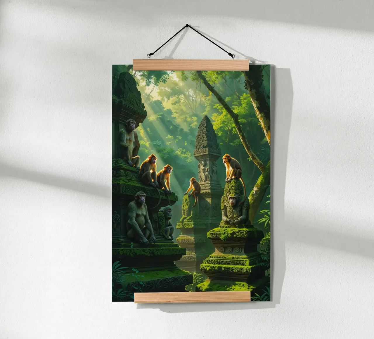Mystical Primate Kingdom of Bali carta hahnemühle da AlbertKlee