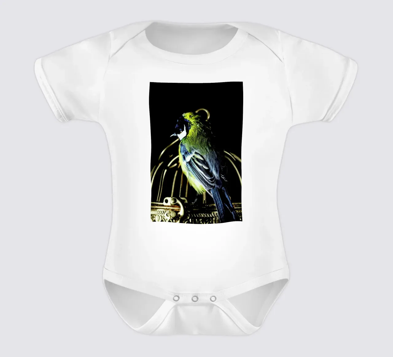 Birds Everywhere 10 body neonato maniche corte da Günther Egger