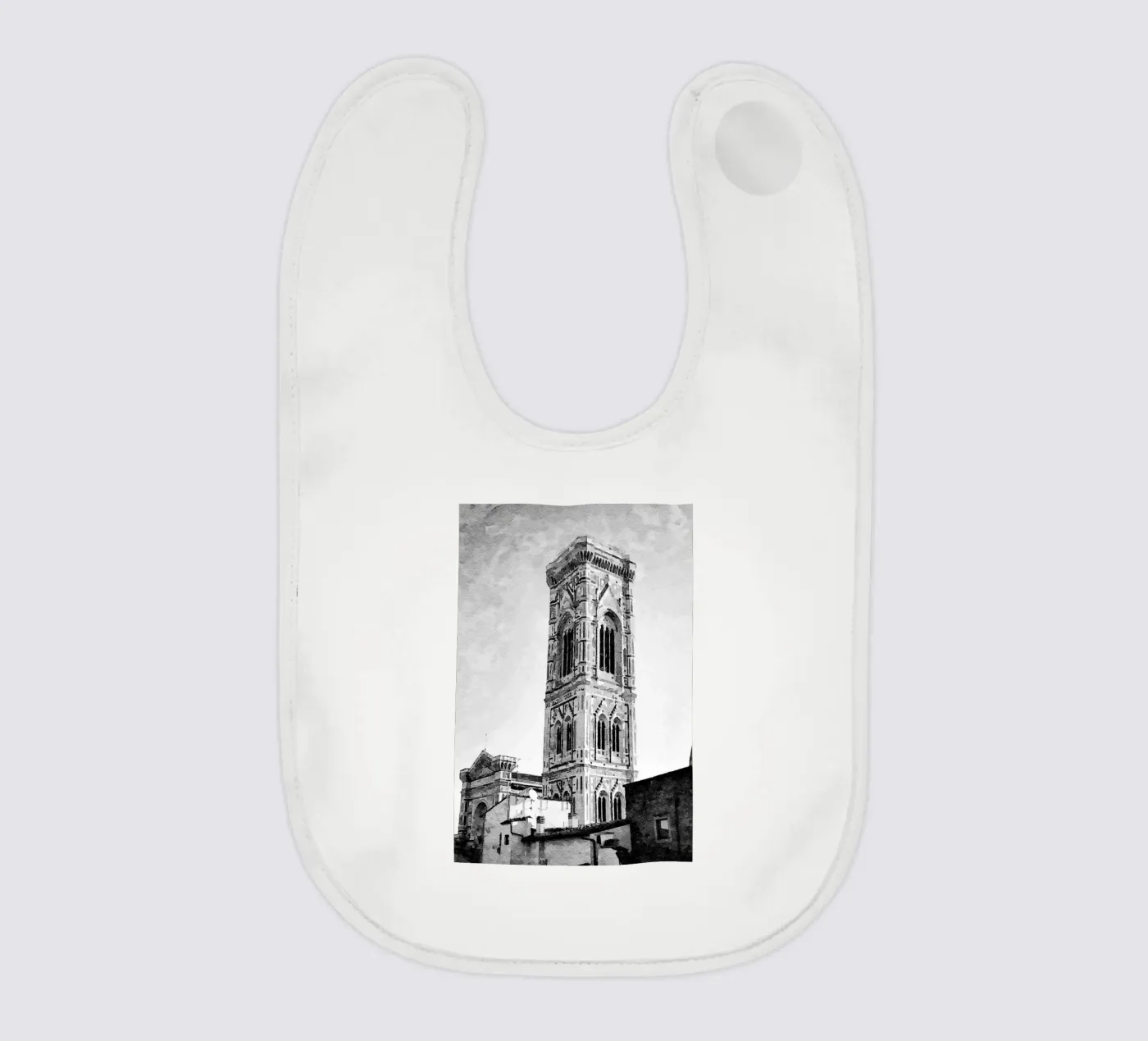 Glockenturm Babylätzchen von Massimo Frascogna