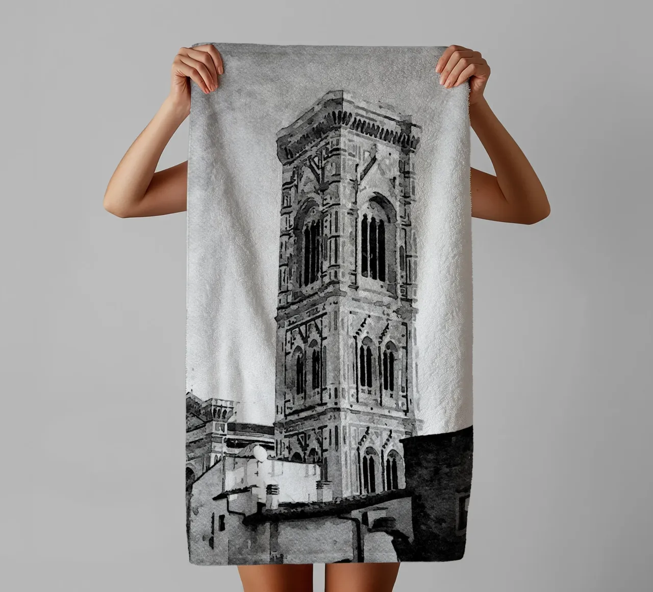 Glockenturm Handtuch von Massimo Frascogna