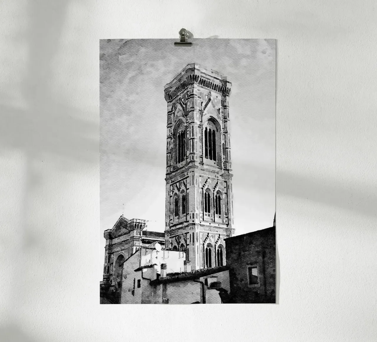 Campanile carta hahnemühle da Massimo Frascogna