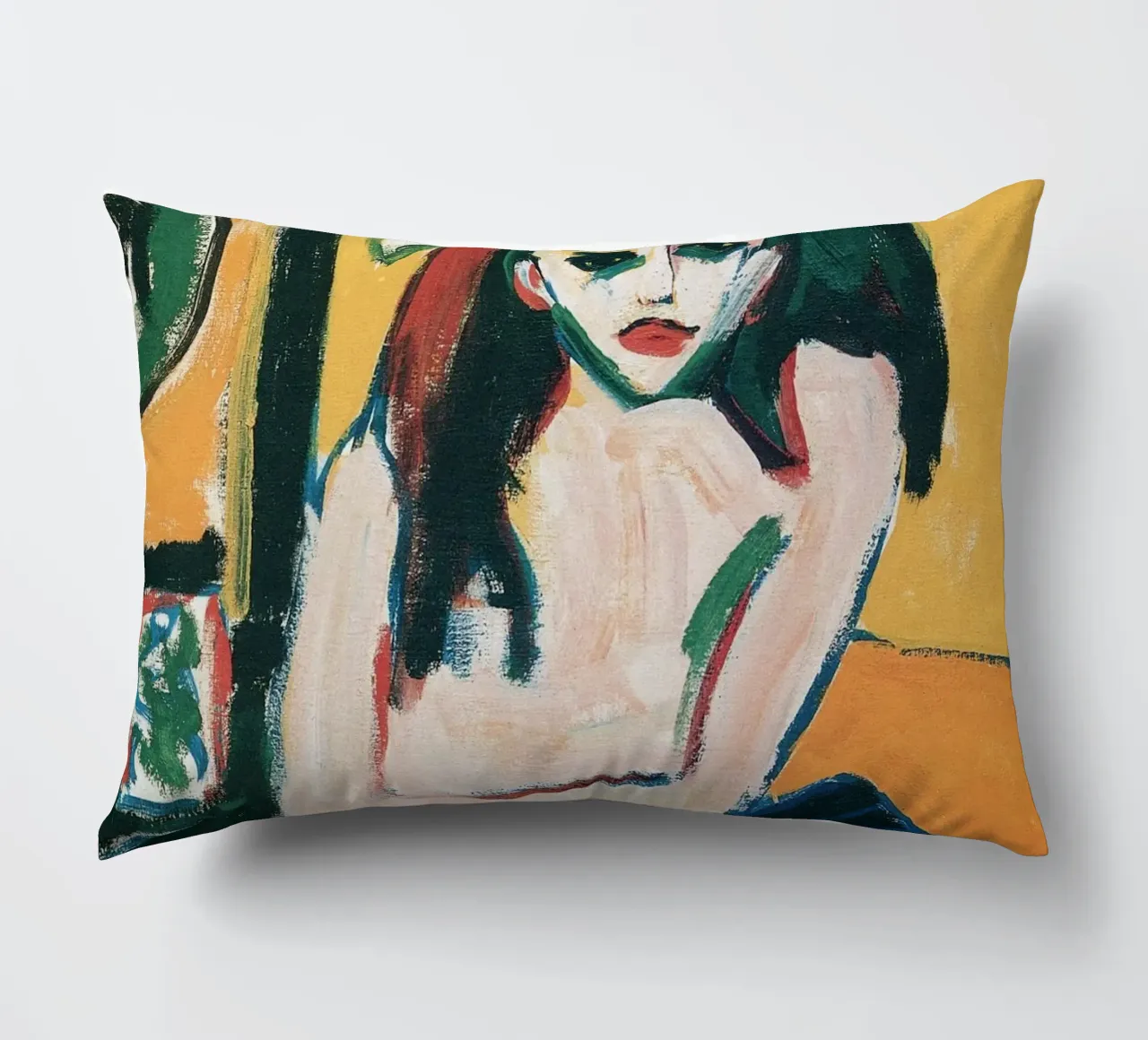 Ernst Ludwig Kirchner - Marcella decorative cushion by Timeless Artworks
