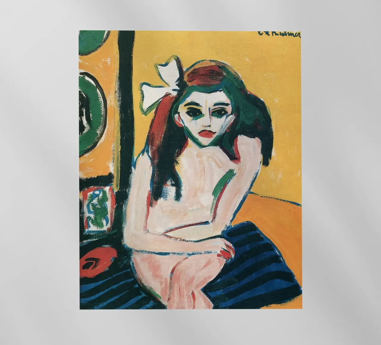 Ernst Ludwig Kirchner - Marcella lámina retroiluminada de Timeless Artworks