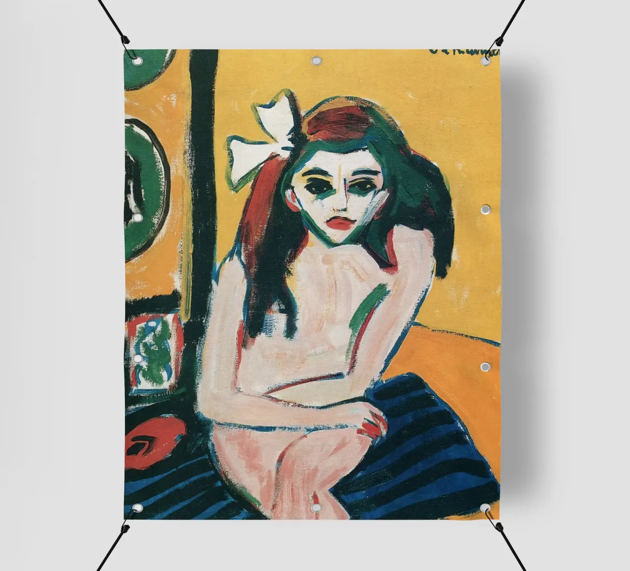 Ernst Ludwig Kirchner - Marcella telo in pvc da Timeless Artworks