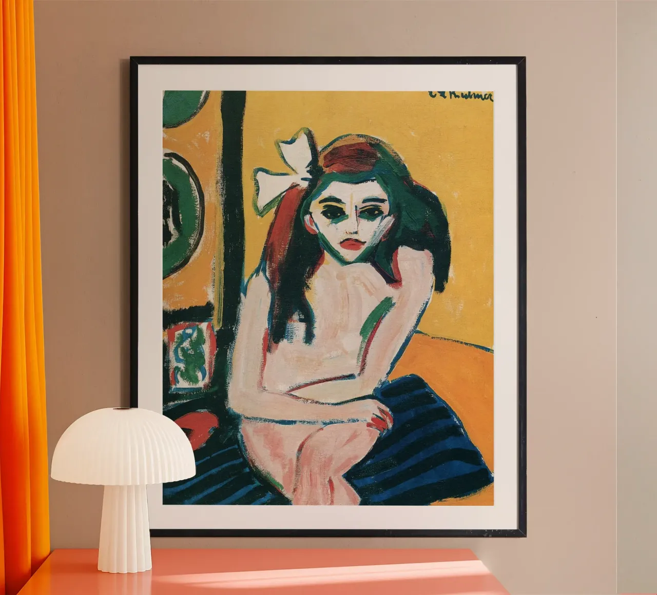 Ernst Ludwig Kirchner - Marcella carta hahnemühle da Timeless Artworks