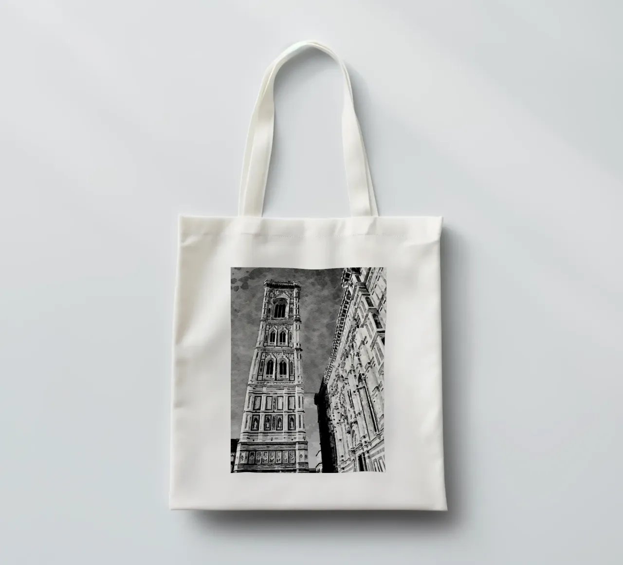 Firenze borsa in juta da Massimo Frascogna