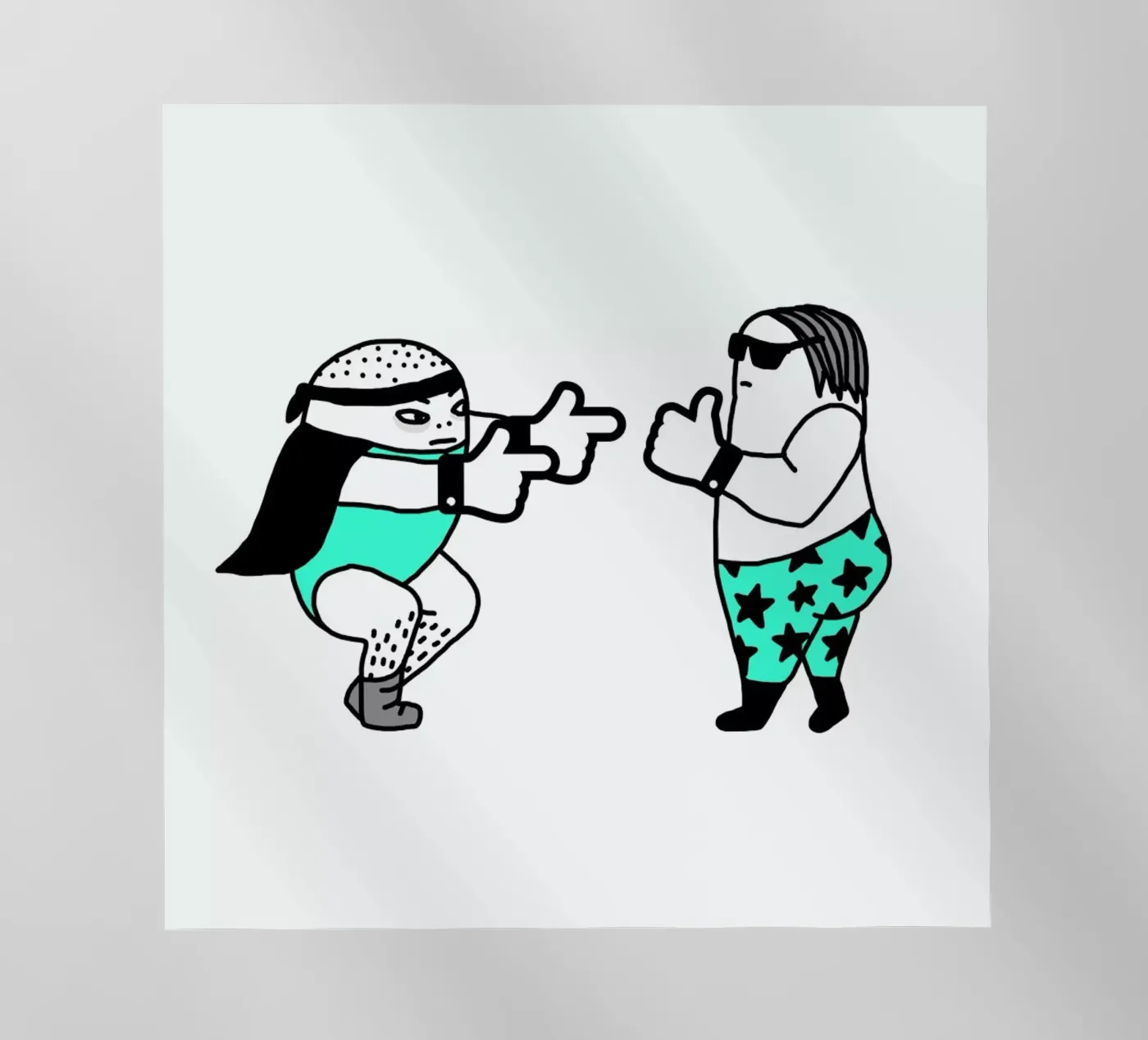 Wrestle pellicola backlit da Herzette