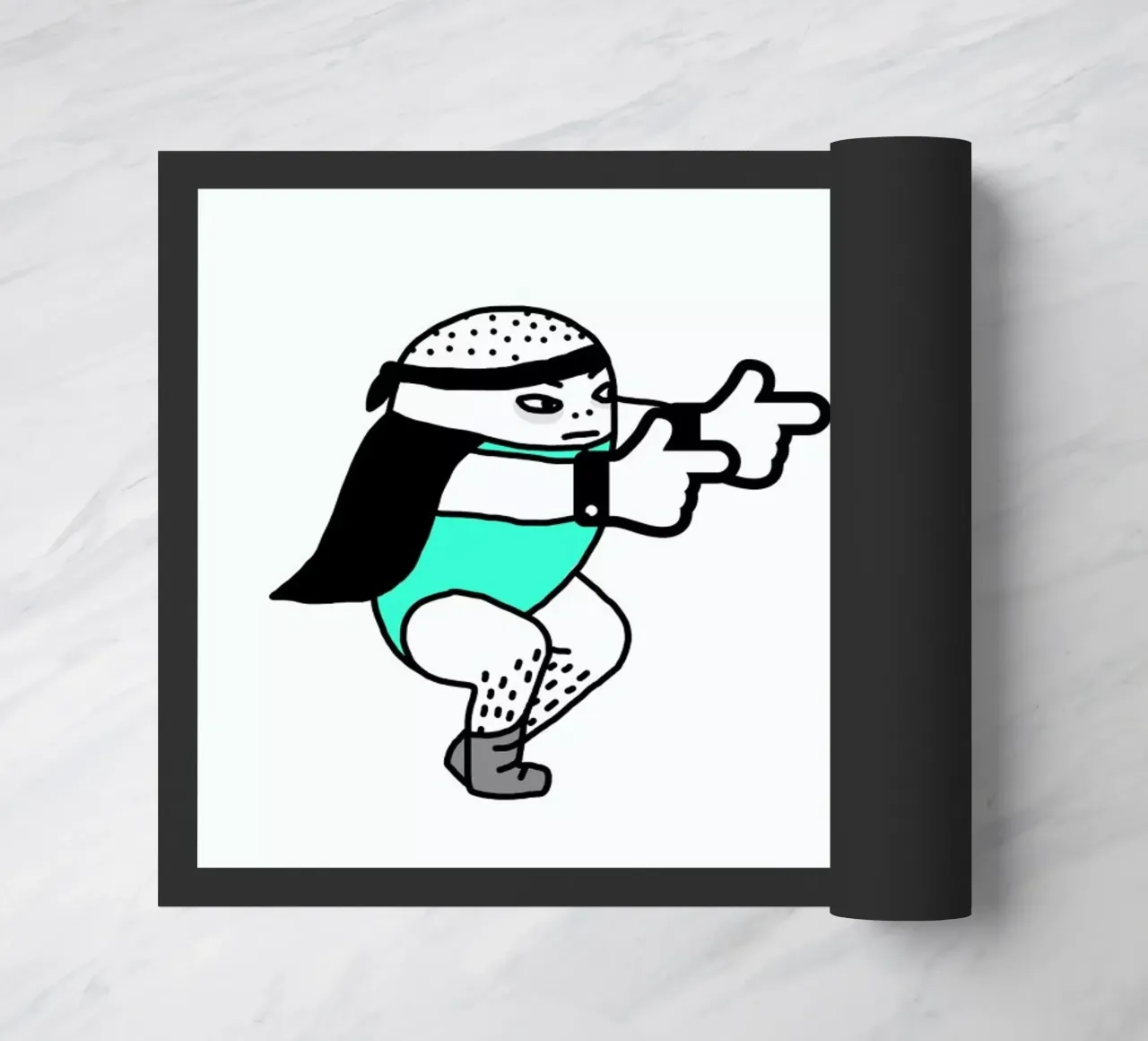 Wrestle deurmat van Herzette