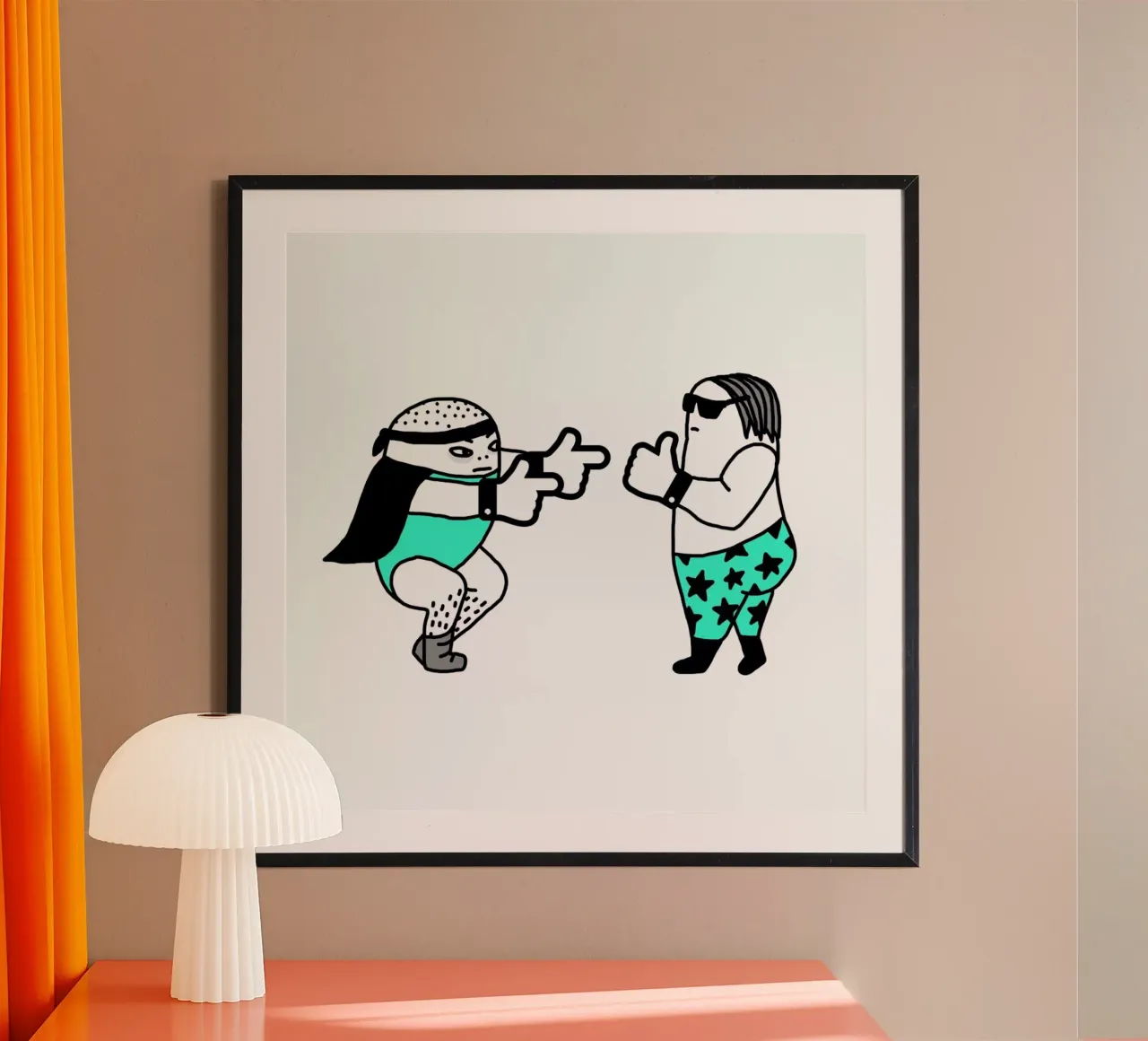 Wrestle poster da Herzette