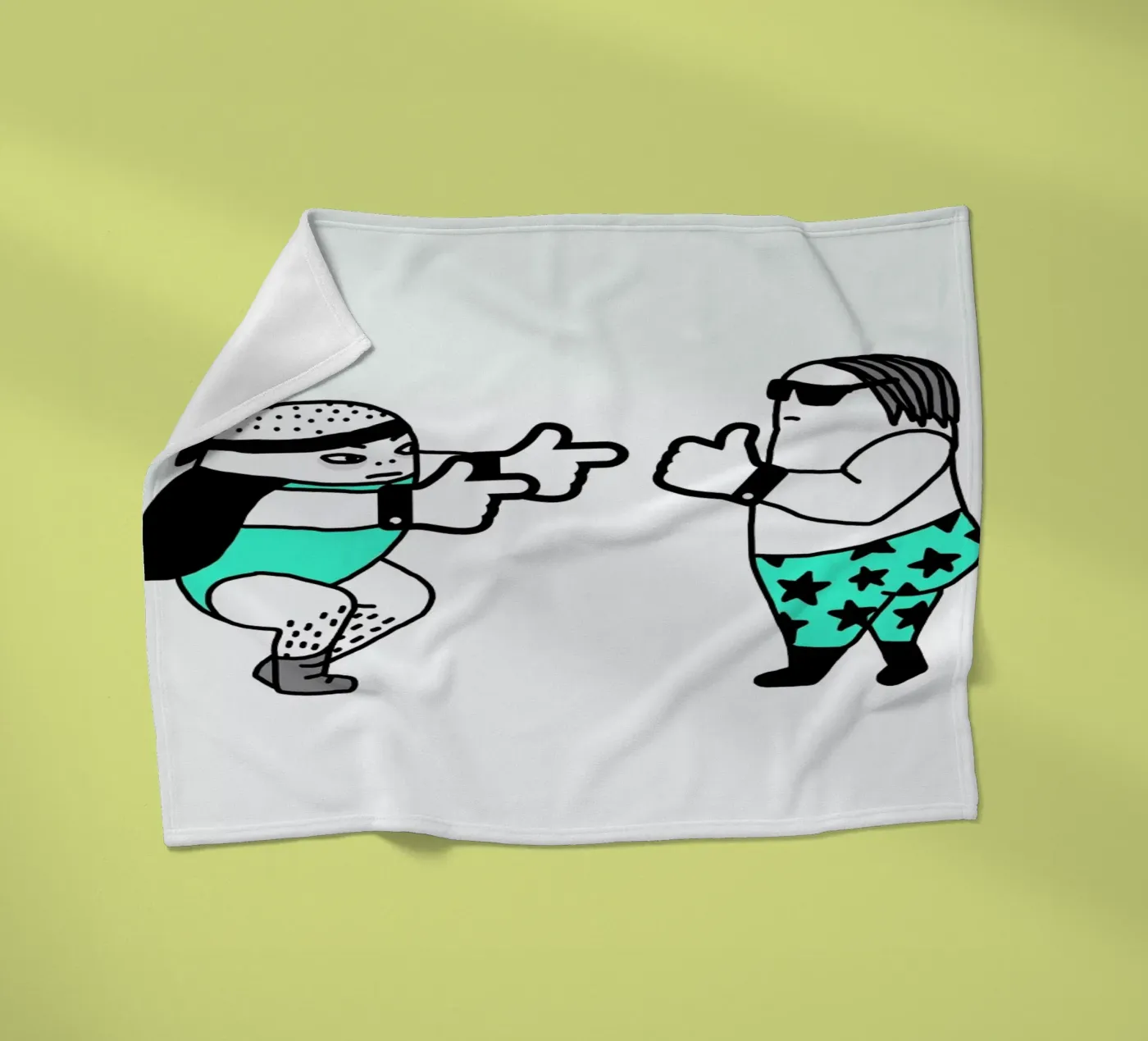 Wrestle Fleecedecke von Herzette