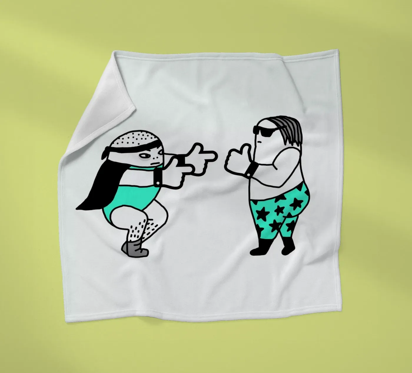 Wrestle Fleecedecke von Herzette