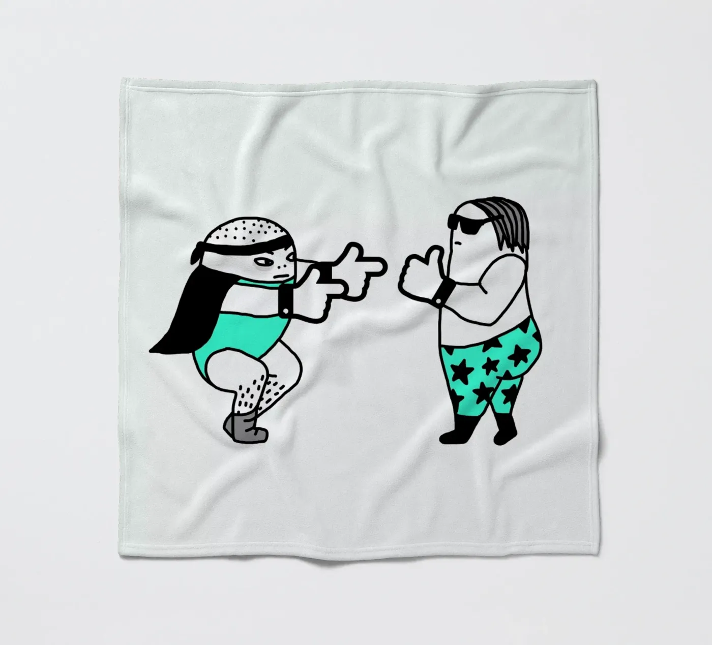 Wrestle Fleecedecke von Herzette
