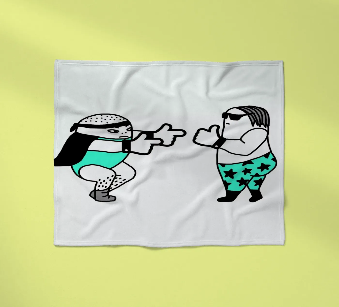 Wrestle Fleecedecke von Herzette