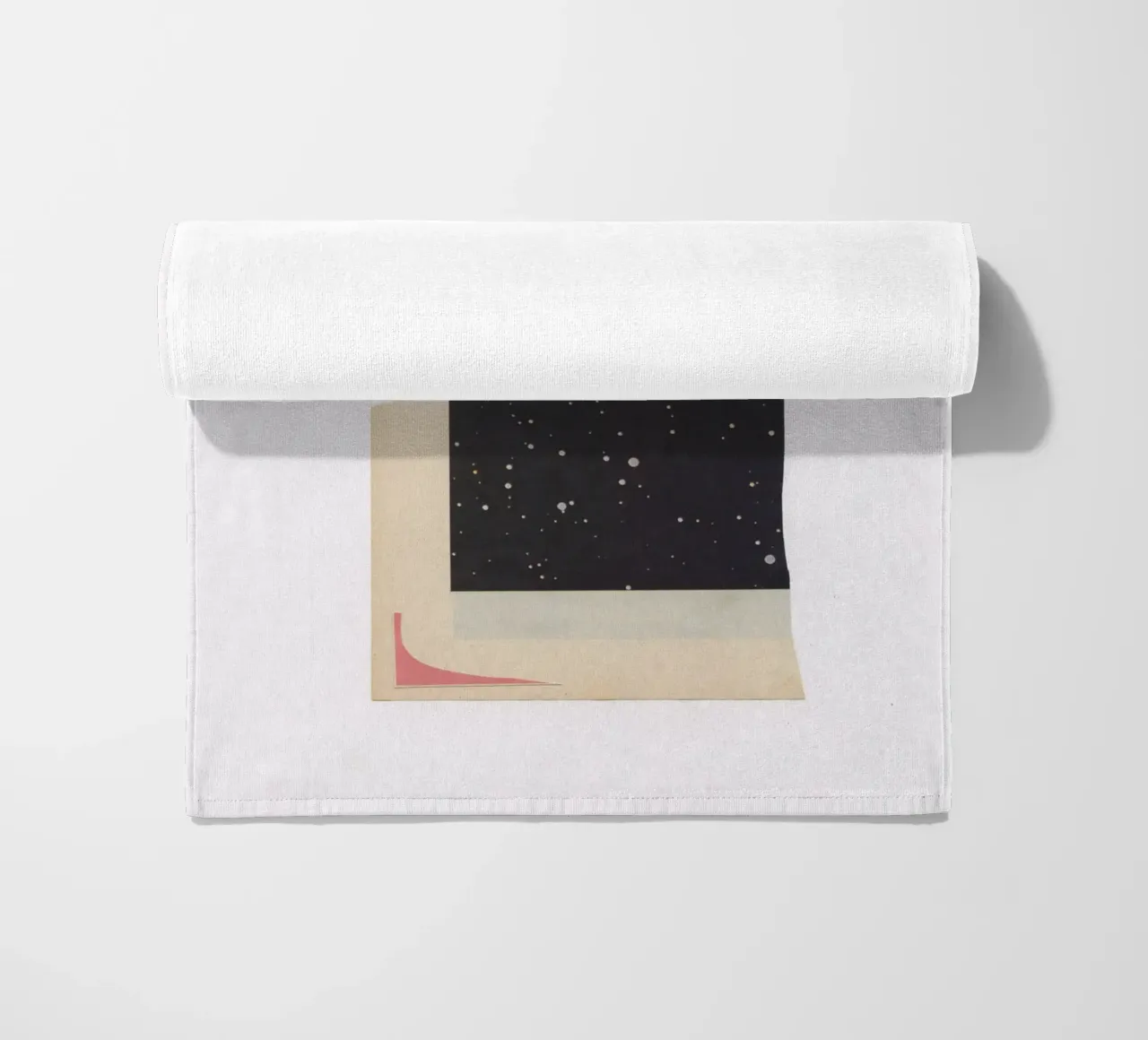 Space Children beach towel by Cassia Beck Collage