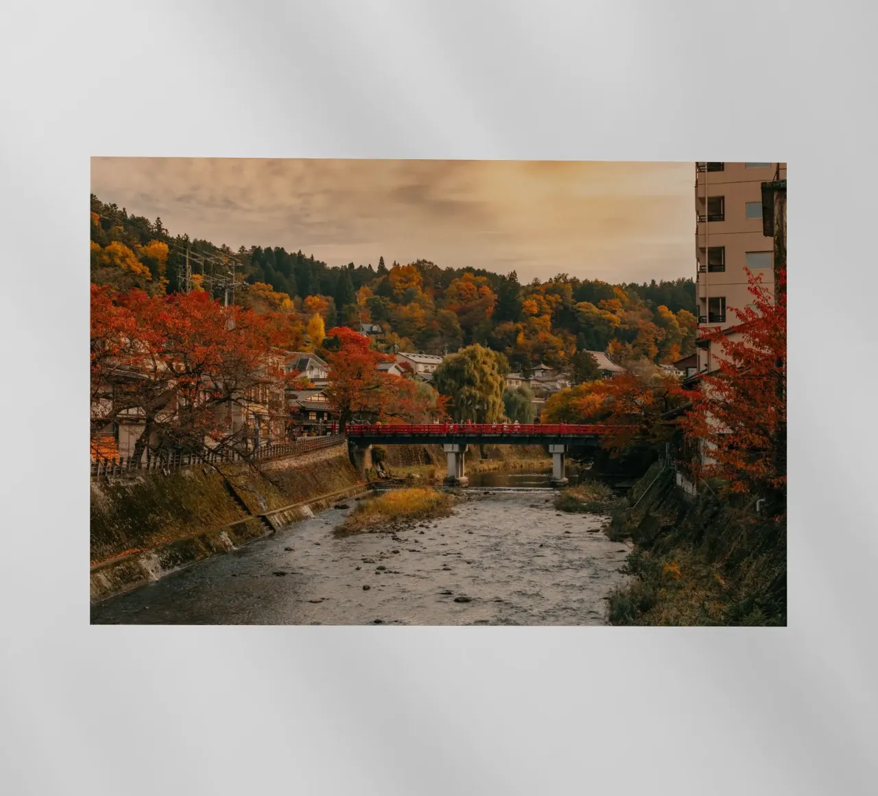Autunno a Takayama, Giappone pellicola backlit da Marcel Bisig