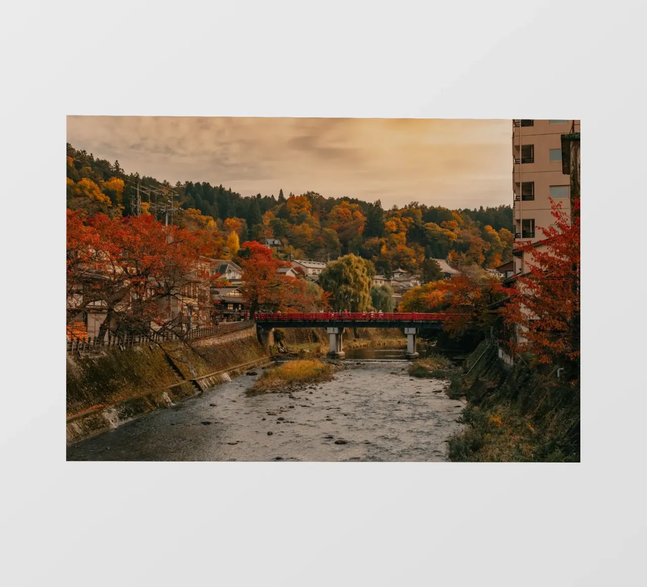 Autunno a Takayama, Giappone pellicola backlit da Marcel Bisig