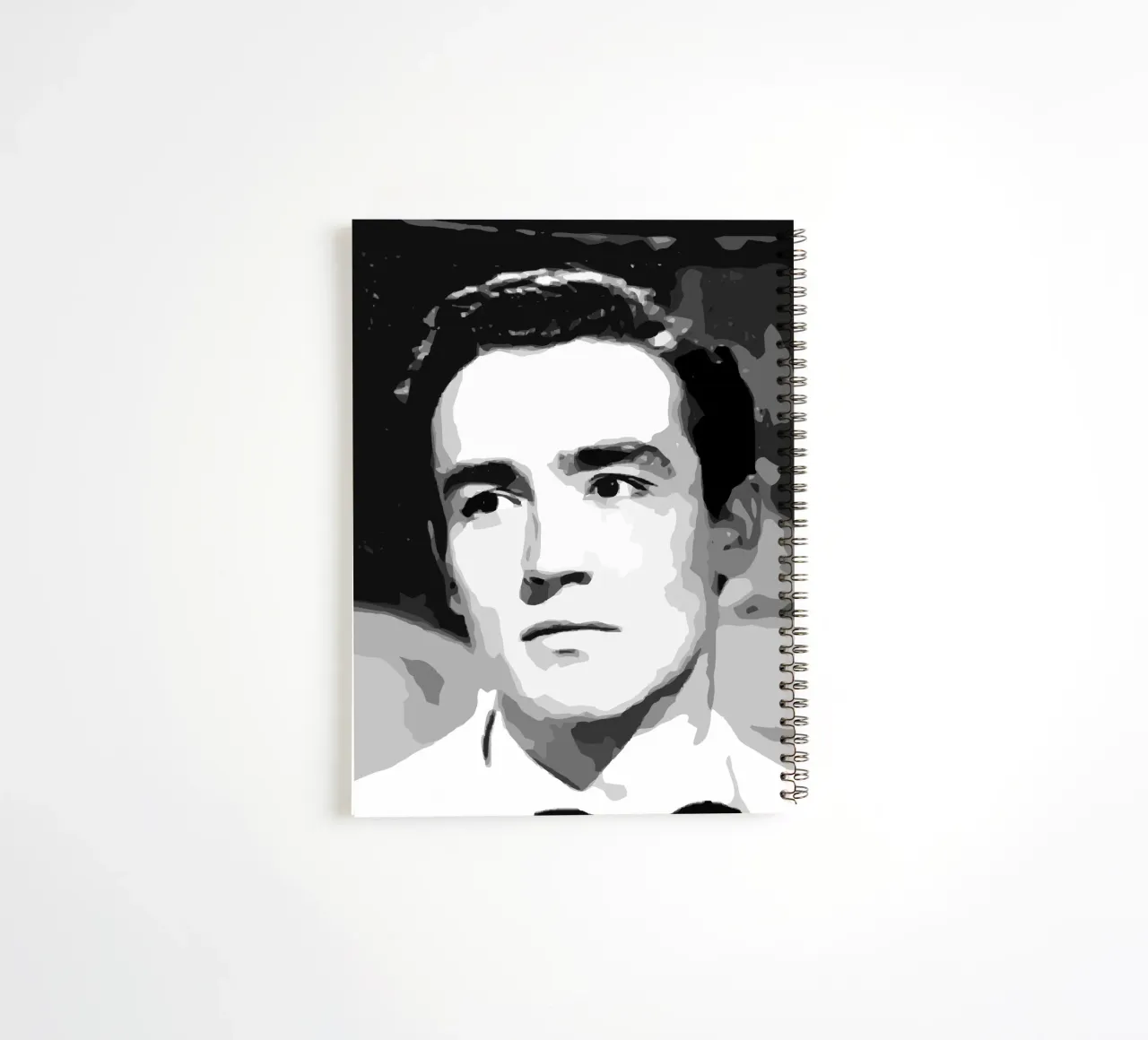 Il Mattatore Vittorio spiral notebook by Massimo Frascogna
