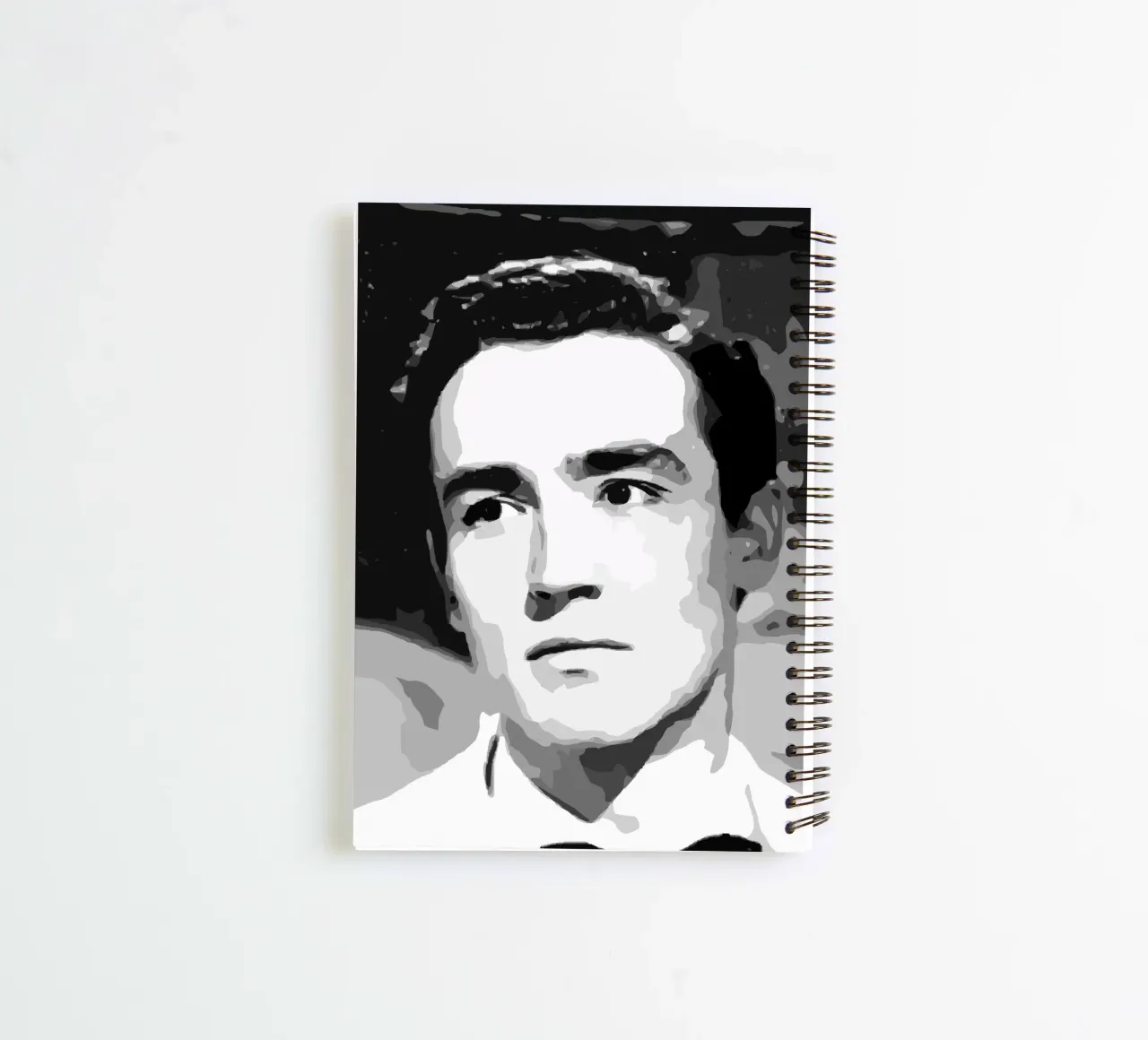 Il Mattatore Vittorio spiral notebook by Massimo Frascogna