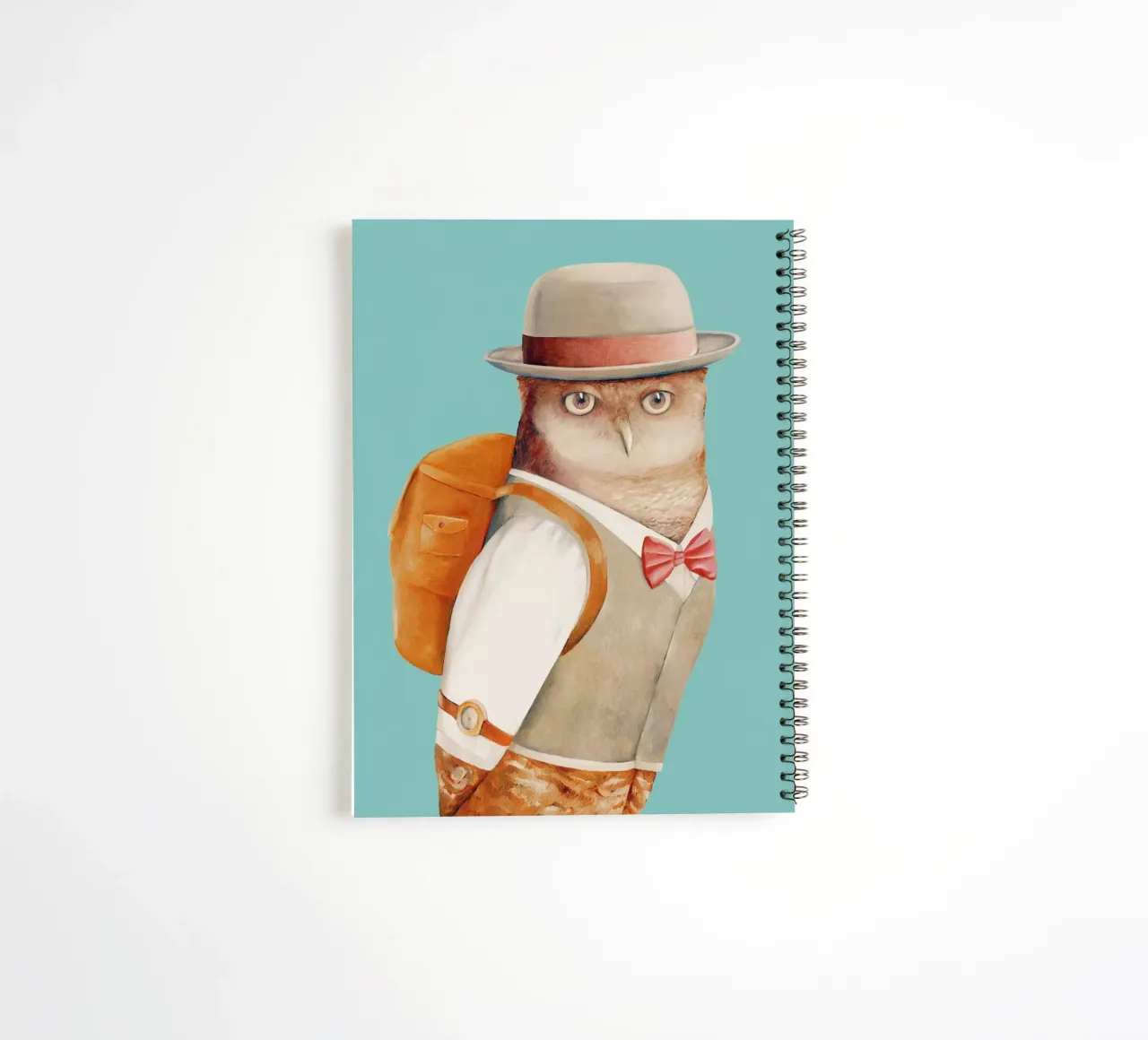 Travelling Mr Owl spiral notebook by Animal Crew