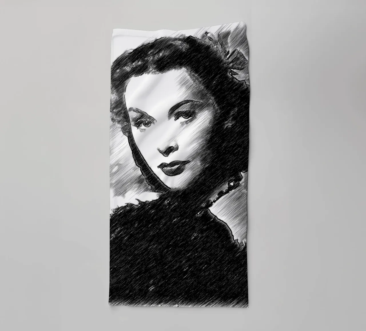 L'attrice Hedy asciugamano da bagno da Massimo Frascogna