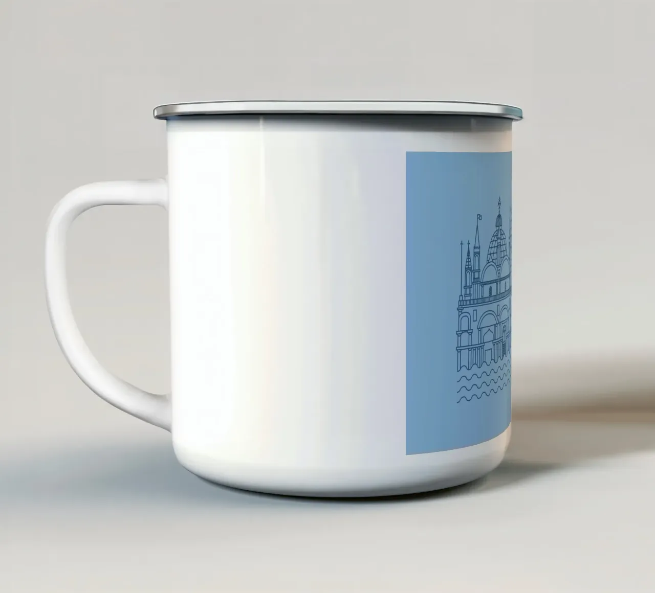 Venice tazza in smalto da Sara Signorini