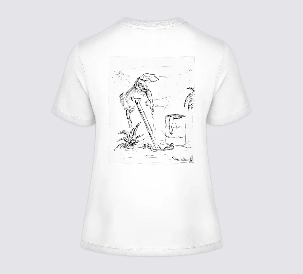 basura humana camiseta de mujer de Massimo Frascogna