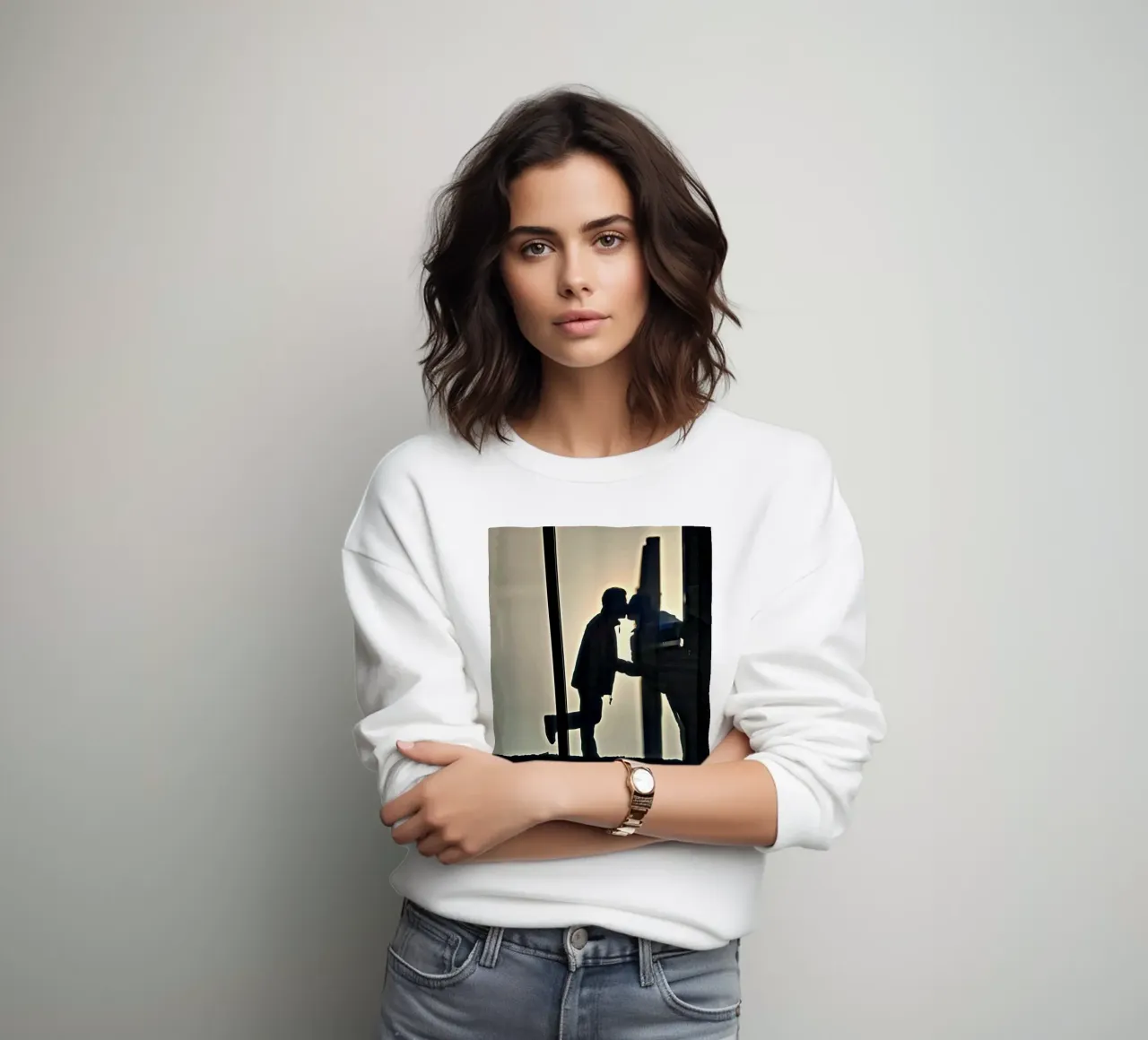 Il bacio felpa da Massimo Frascogna