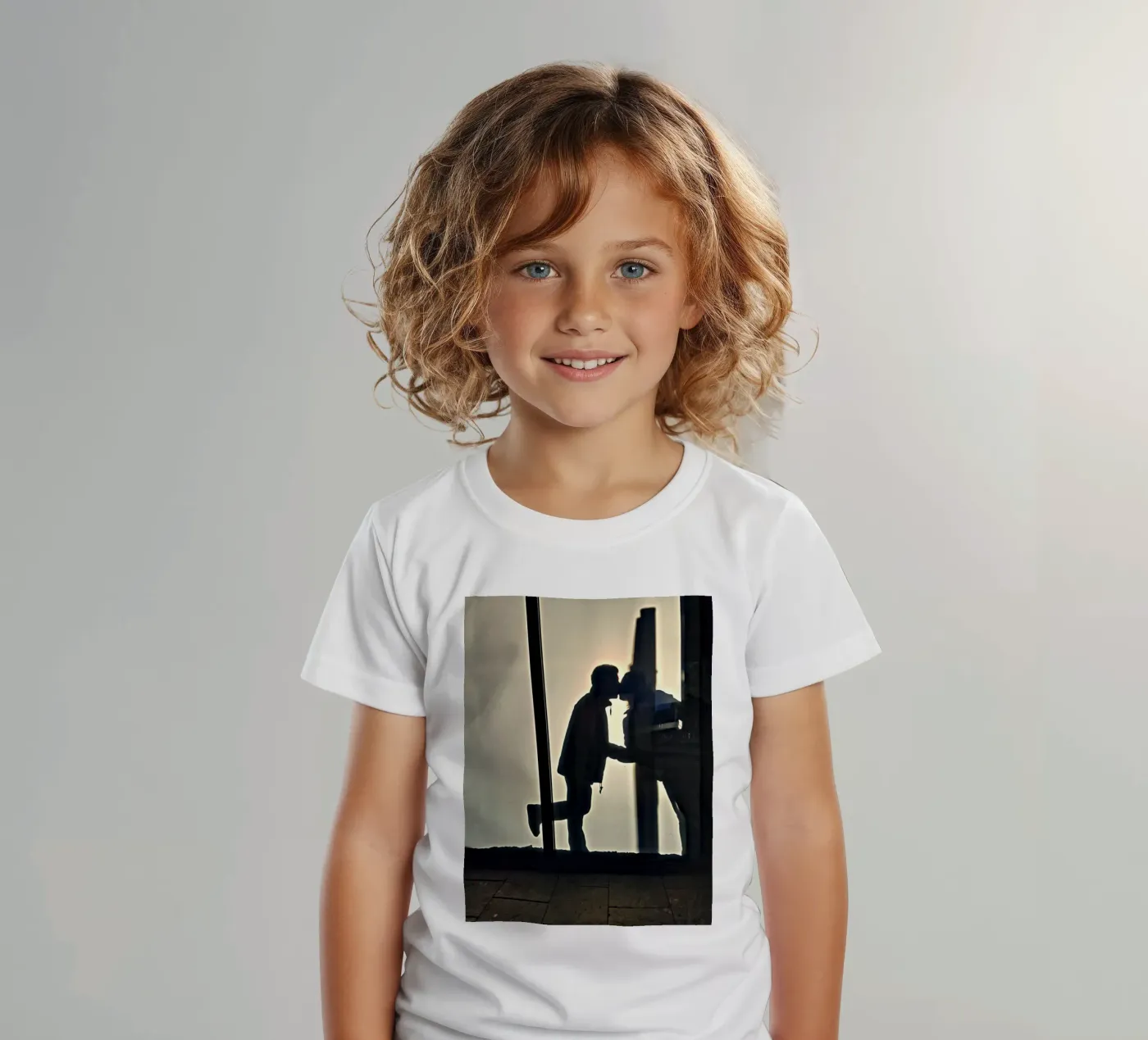 The kiss t-shirt bambini da Massimo Frascogna