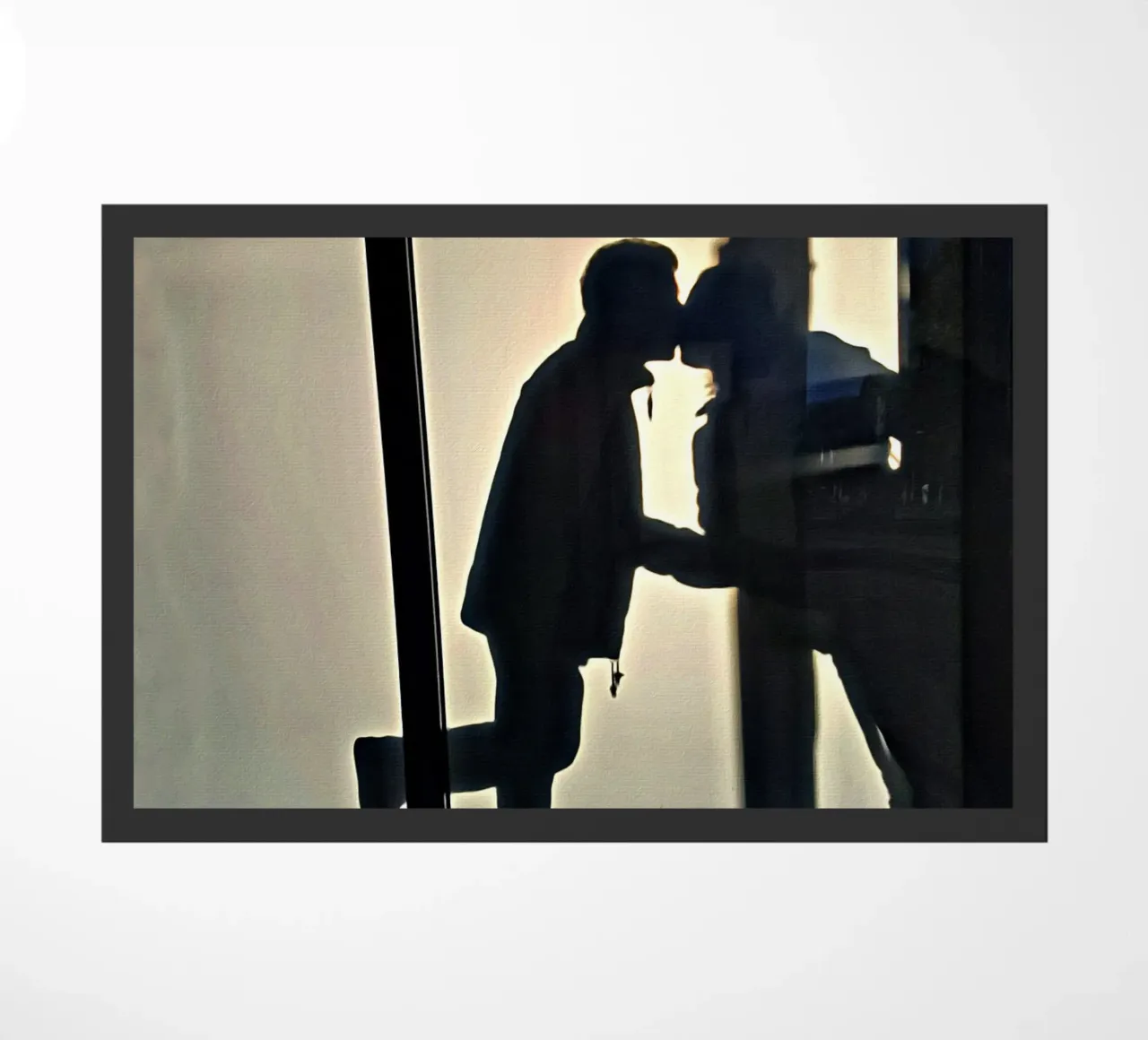 The kiss doormat by Massimo Frascogna